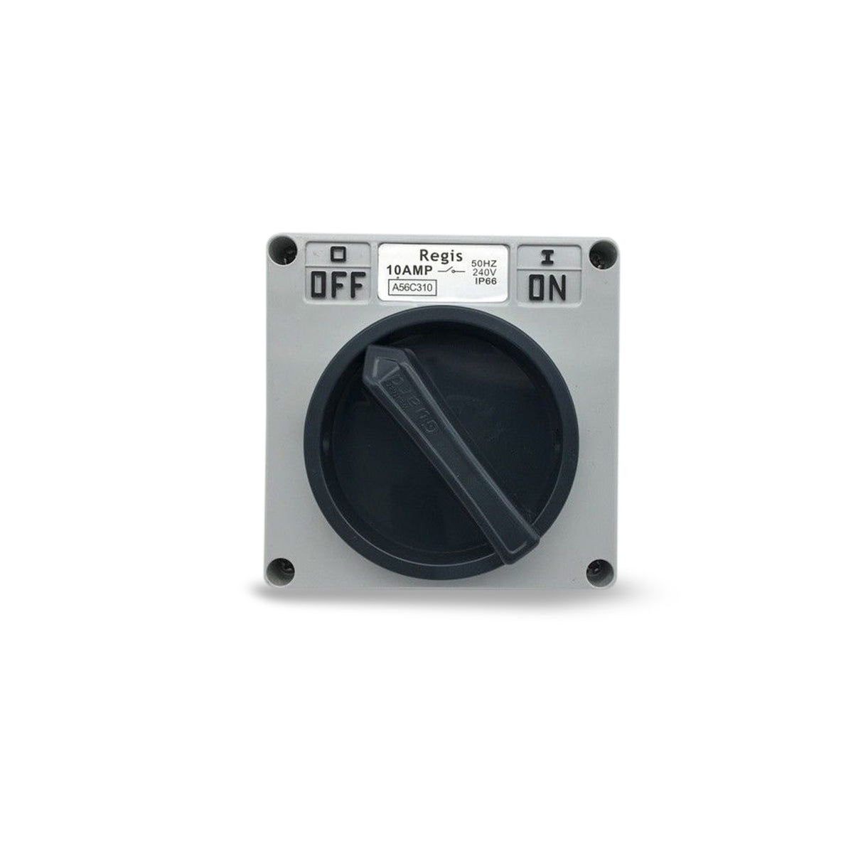 10 Amp Isolator switch industrial rated IP66 Lockable