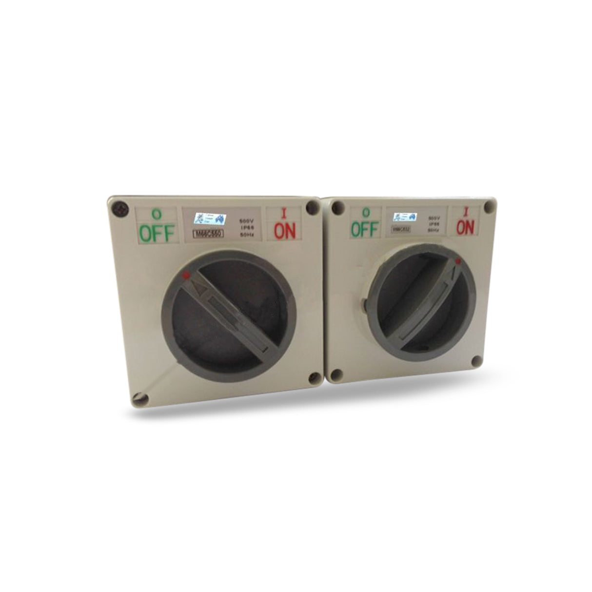 2 X 15 Amp Isolator single 1 phase Switch IP66 Weatherproof Industrial Pole