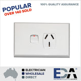 20 amp Single Power Point GPO Outlet Electrical 240v 3 Pin Socket