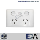 Double Power Point GPO with Extra Switch