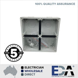 FOUR  WAY base for weatherproof outlets, enclosures, switches conduit ip66 4 way