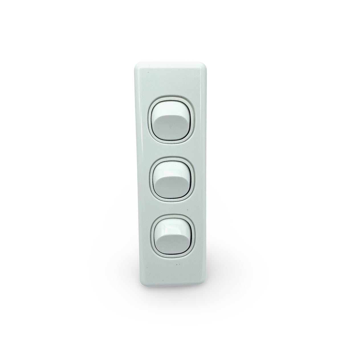 3 Gang Architrave Light Switch Triple White Electrical