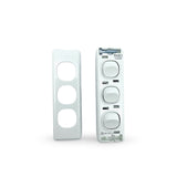 3 Gang Architrave Light Switch Triple White Electrical