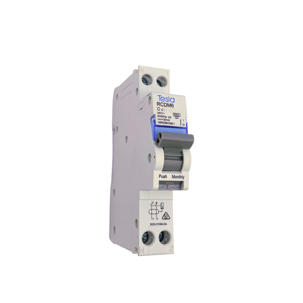 4.5 KA 20A RCBO Single 1 Pole RCD MCB Safety Switch Amp