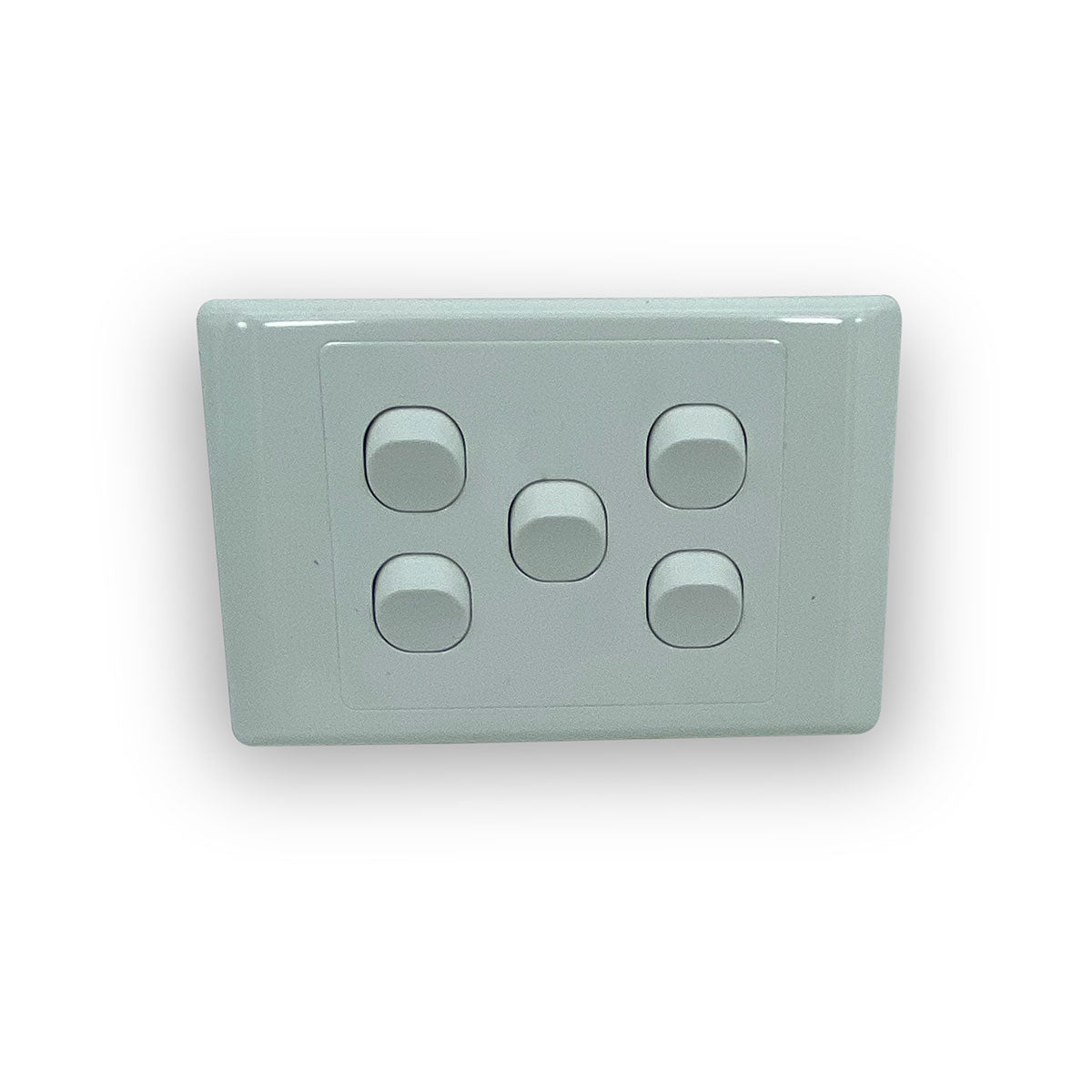 5 Gang Light Switch Electrical 2000 Series Style Five