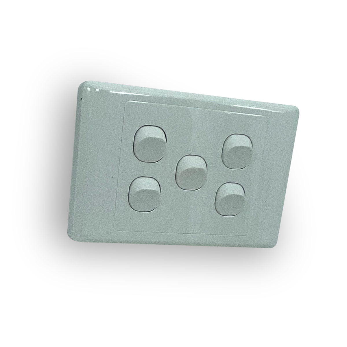 5 Gang Light Switch Electrical 2000 Series Style Five