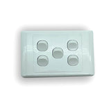 5 Gang Light Switch Electrical 2000 Series Style Five