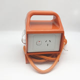 Builders 15 Amp Portable RCD 2x Single Power Point Outlet GPO Safety Switch