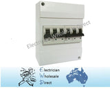 6 Pole 3 Phase Circuit Breaker Combination Loaded Switchboard Enclosure