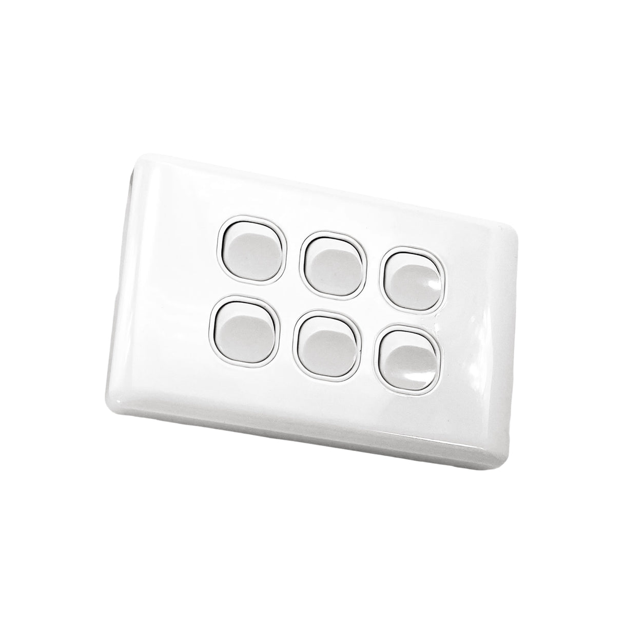 6 Gang Wall Light Switch Electrical