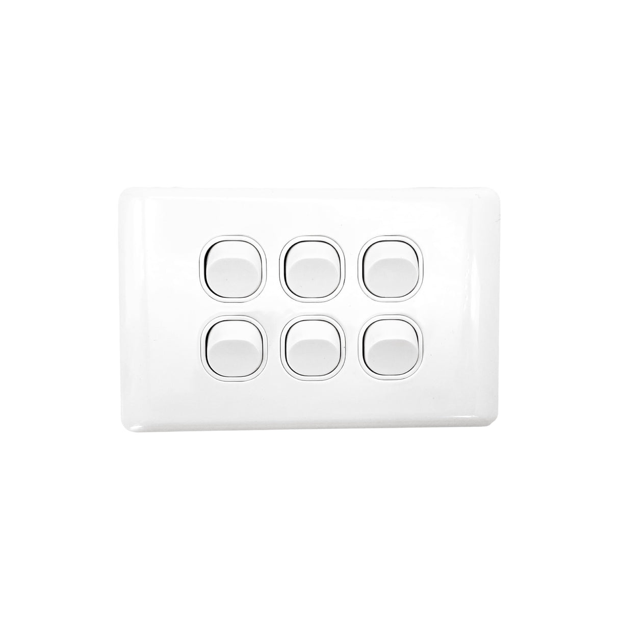 6 Gang Wall Light Switch Electrical