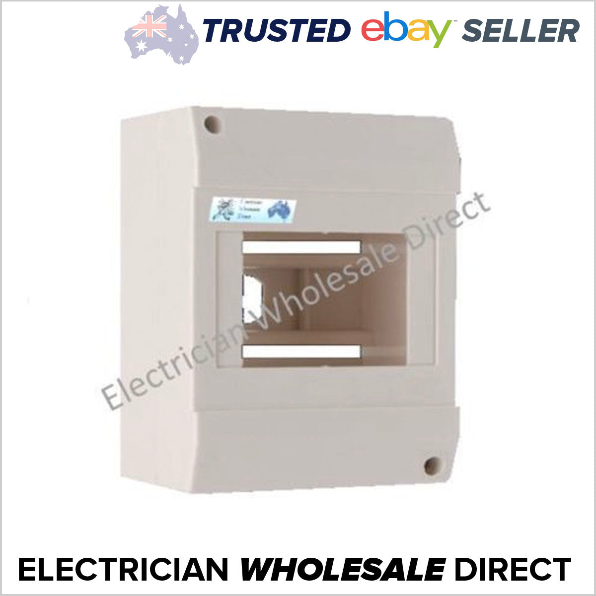 6 pole Enclosure for Circuit Breakers Switchboard Electrical Garage Granny Flat