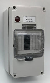 Weatherproof 4 Pole Enclosure Box Switchboard with Neon Light IP66