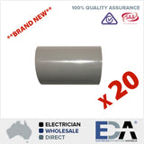 BULK 20 X 25mm Coupling Electrical Conduit Accessories