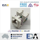 Cat 6 RJ 45 High Speed Data Socket Mechanism Suits Clipsal Network Insert 8P8C