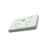 Double Power Point GPO with OVEN 32 Amp Extra Switch Wall Outlet standard style