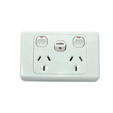 Double Power Point GPO with OVEN 32 Amp Extra Switch Wall Outlet standard style