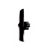 Black 1 Gang Architrave Light Switch Single Black Narrow Arc Slim