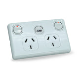 Double Power Point GPO with OVEN 32 Amp Extra Switch Wall Outlet modern style