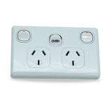 Double Power Point GPO with OVEN 32 Amp Extra Switch Wall Outlet modern style