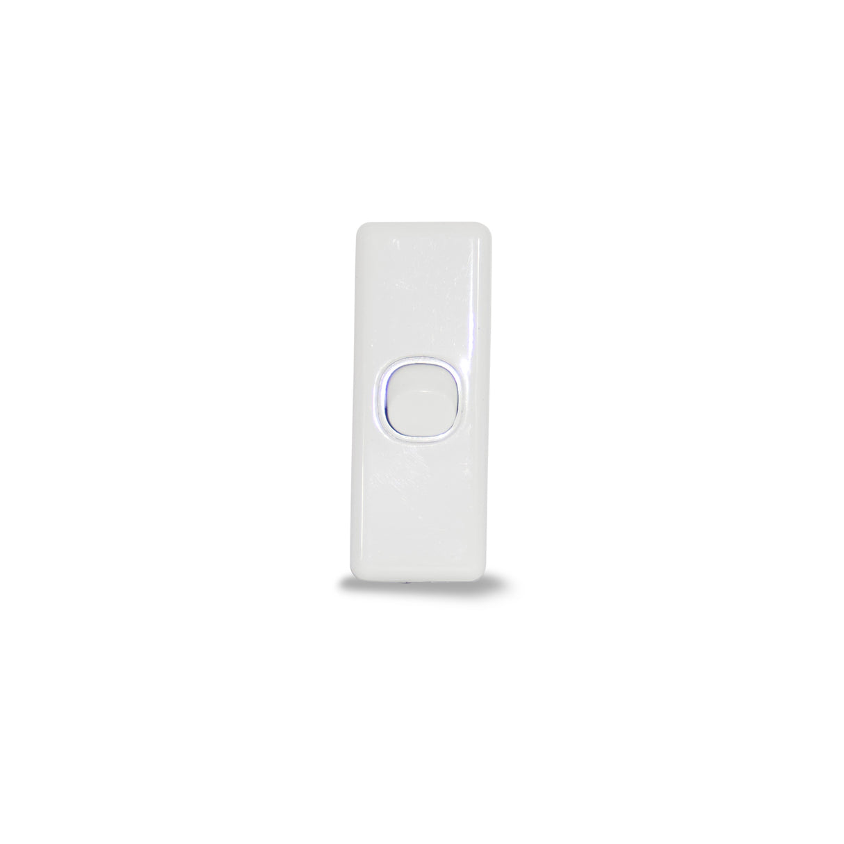 1 Gang Architrave Light Switch Single White Electrical Narrow Arc Slim Arcy