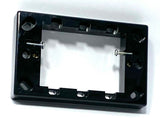 Mounting Block BLACK 16mm Slim for Switches and GPO's Strong Multiple Fixings