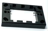 Mounting Block BLACK 16mm Slim for Switches and GPO's Strong Multiple Fixings