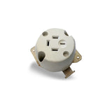 *NEW* Plug Base Surface Socket 4 Straight Pins For Emergency and Exit lights