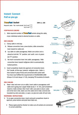 Quick Fit Surface Socket Plug Base Fan Base Transfast Electrical Socket Outlets For 2.5mm Cable