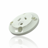 Plug Base Surface Socket Flush or Panel Mount With Round Earth Outlet 240v 3 Pin