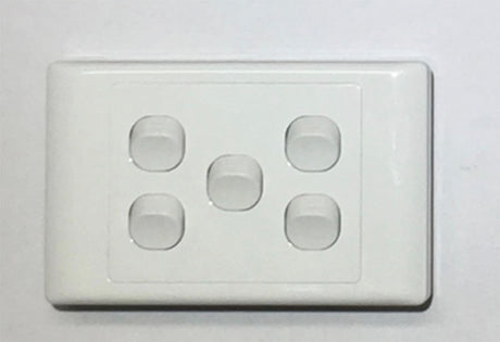 Power Point Switch GPO Socket Outlet Double 2000 White Single