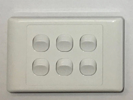 Power Point Switch GPO Socket Outlet Double 2000 White Single