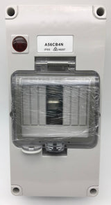 Weatherproof 4 Pole Enclosure Box Switchboard with Neon Light IP66