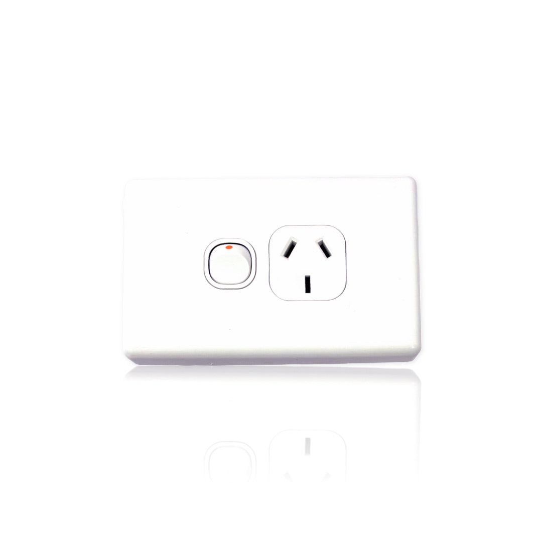 Single Power Point SGPO Electrical White