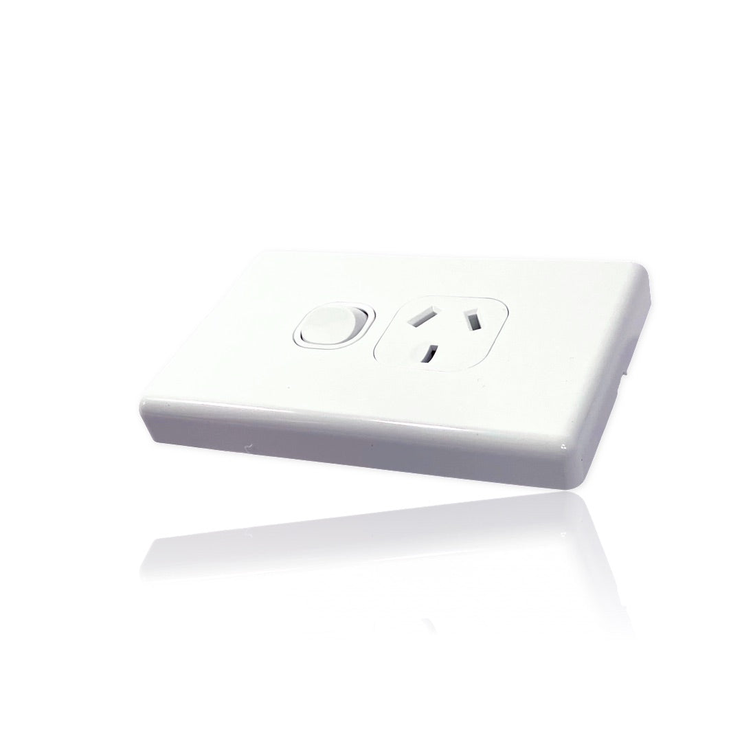 Single Power Point SGPO Electrical White