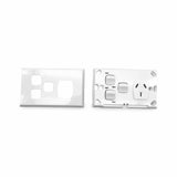 Single Power Point GPO With 2x Extra SWITCH Electric Socket Outlet 10 Amp