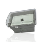 TV Outlet Weather proof FTA Protected WATER PROOF Enclosure Lock Clear Lid GPO