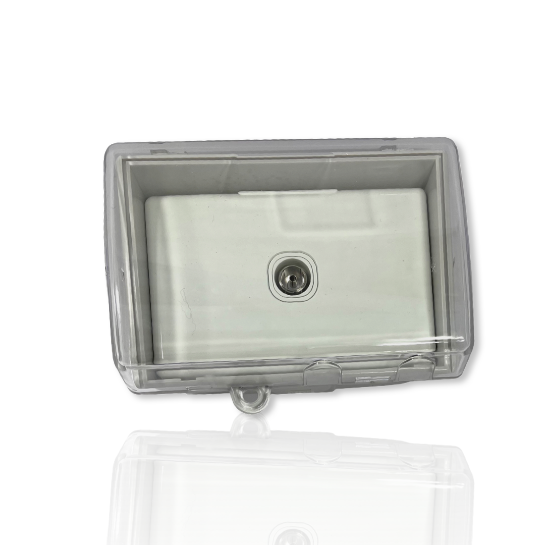 TV Outlet Weather proof FTA Protected WATER PROOF Enclosure Lock Clear Lid GPO