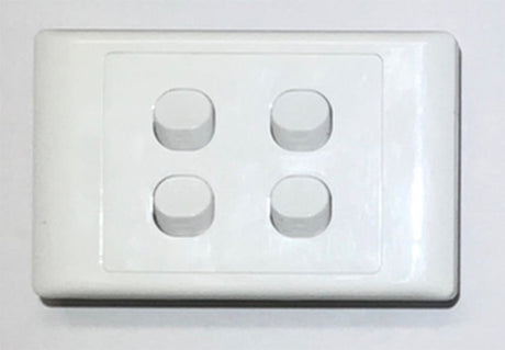 Power Point Switch GPO Socket Outlet Double 2000 White Single