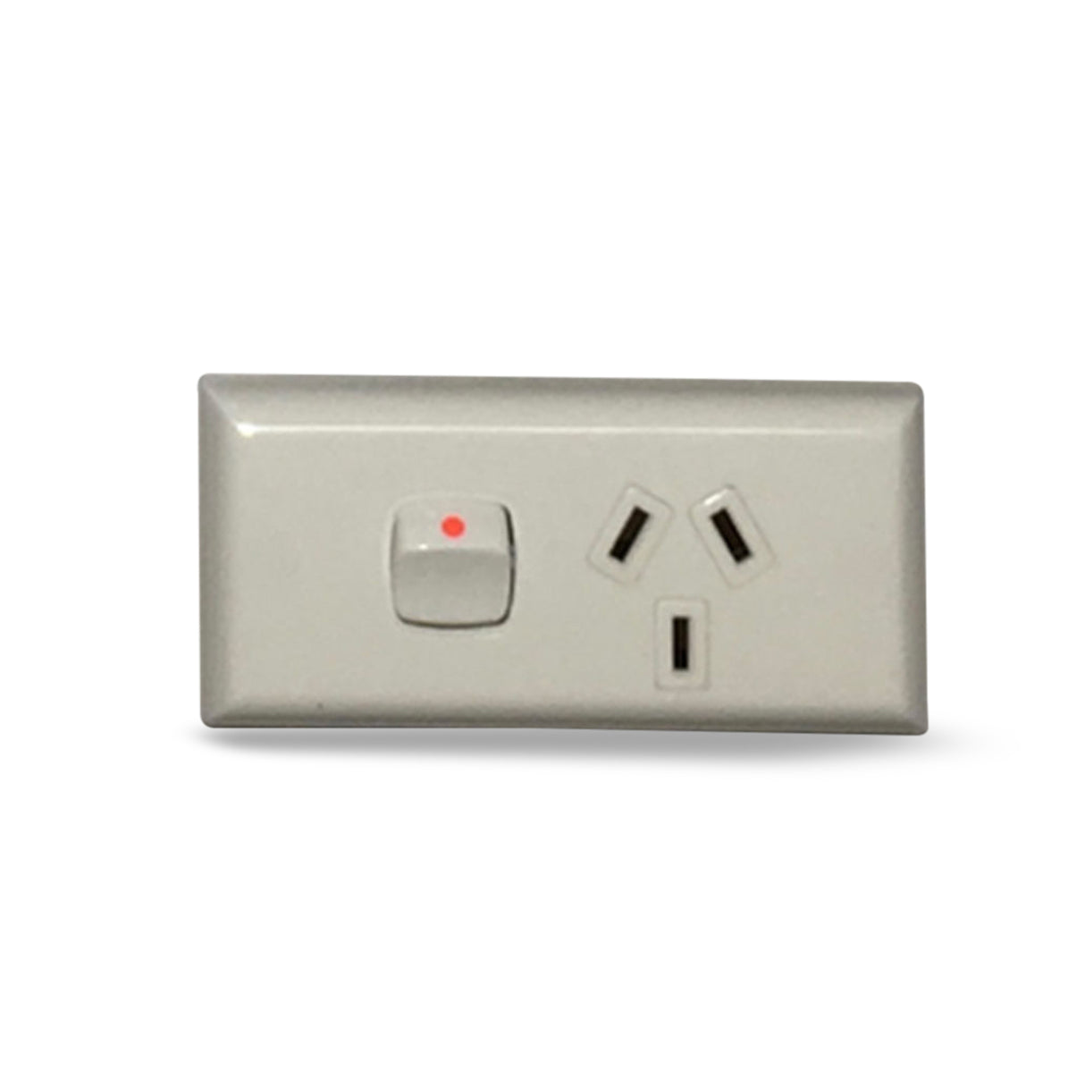 Power Point Switch GPO Socket Outlet Double 2000 White Single