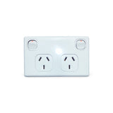 ELECTRICAL SOCKET SWITCH POWER POINT OUTLET PLATE GANG 240V GPO SINGLE DOUBLE