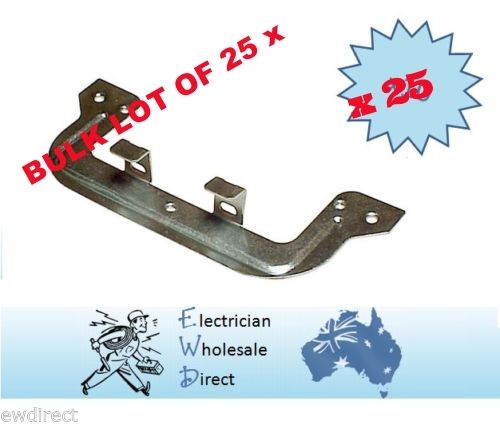 Wall Clip -Mounting Bracket Plaster 1/2 bracket x25 &quot;BULK LOT&quot;