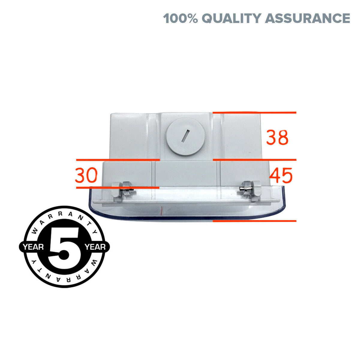 Outdoor Weatherproof Double GPO Powerpoint With Clear Lid Box Lock - 250V, 10A, IP53