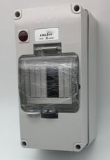 Weatherproof 4 Pole Enclosure Box Switchboard with Neon Light IP66